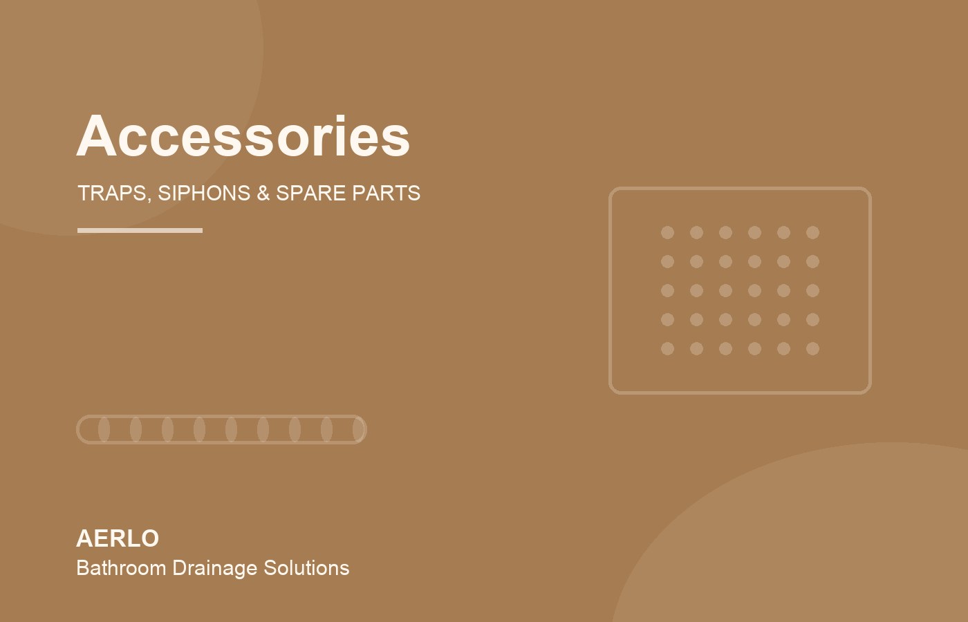 Drain accessories, hair traps and spare parts