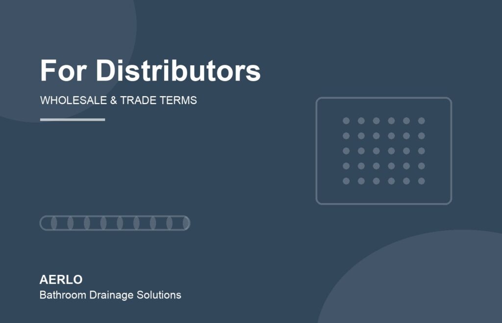 Wholesale bathroom drainage supply for distributors