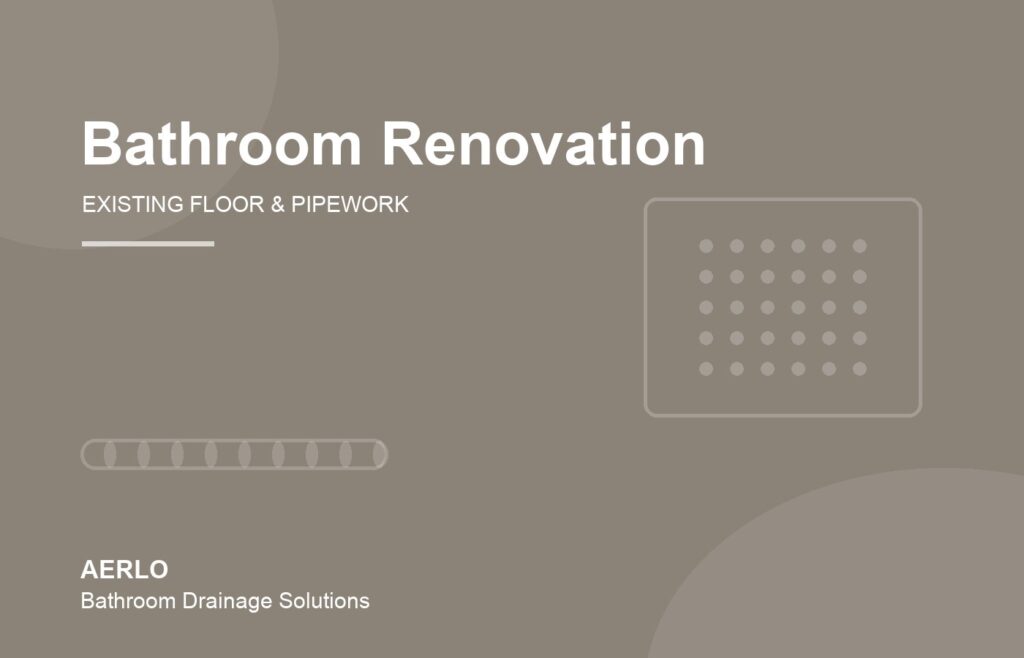 Shower drain solutions for bathroom renovation projects