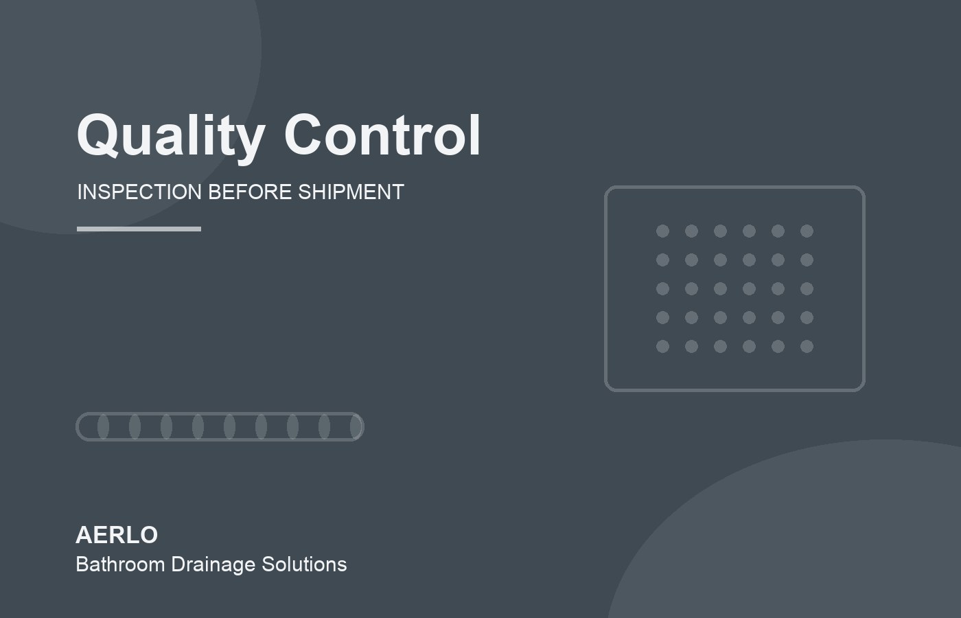 AERLO pre-shipment quality control and inspection process